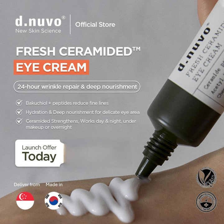 d.nuvo Fresh Ceramided™ Eye Cream – Smooth Fine Lines, Deep Hydration (35ml)