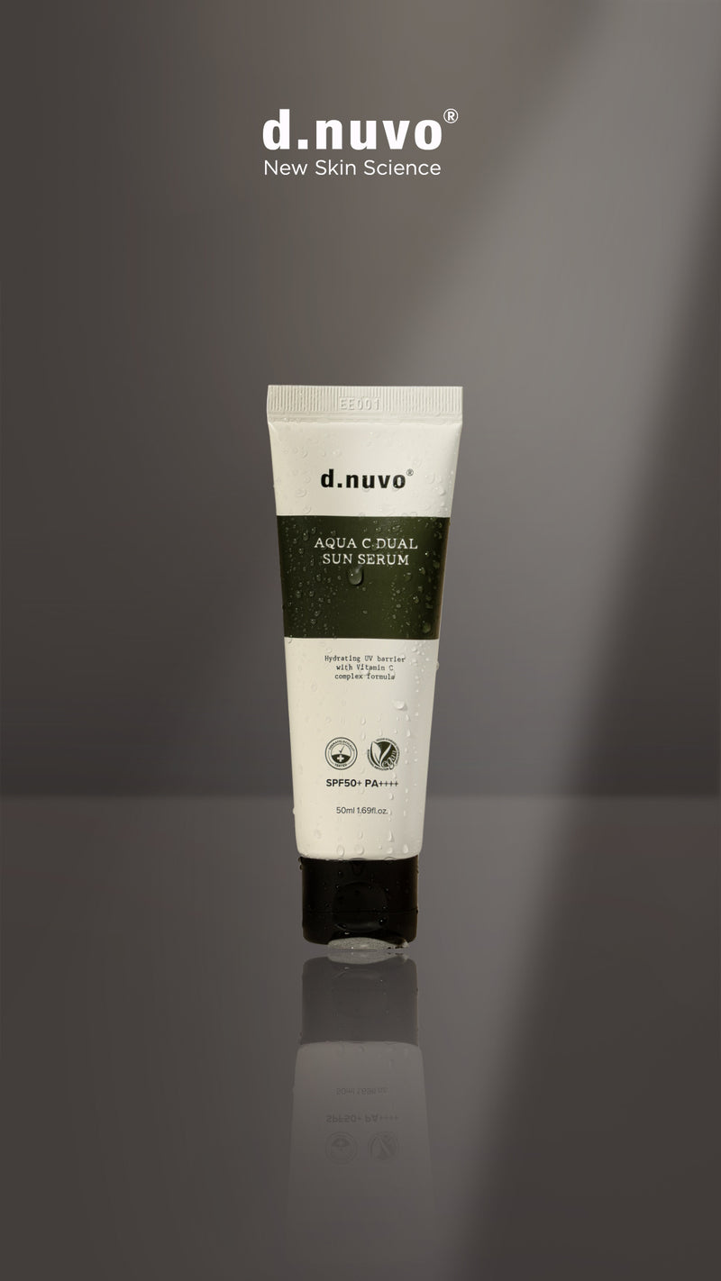d.nuvo Aqua C Dual Sun Serum SPF50 PA++++ – Vitamin C Sunscreen Serum (50ml)