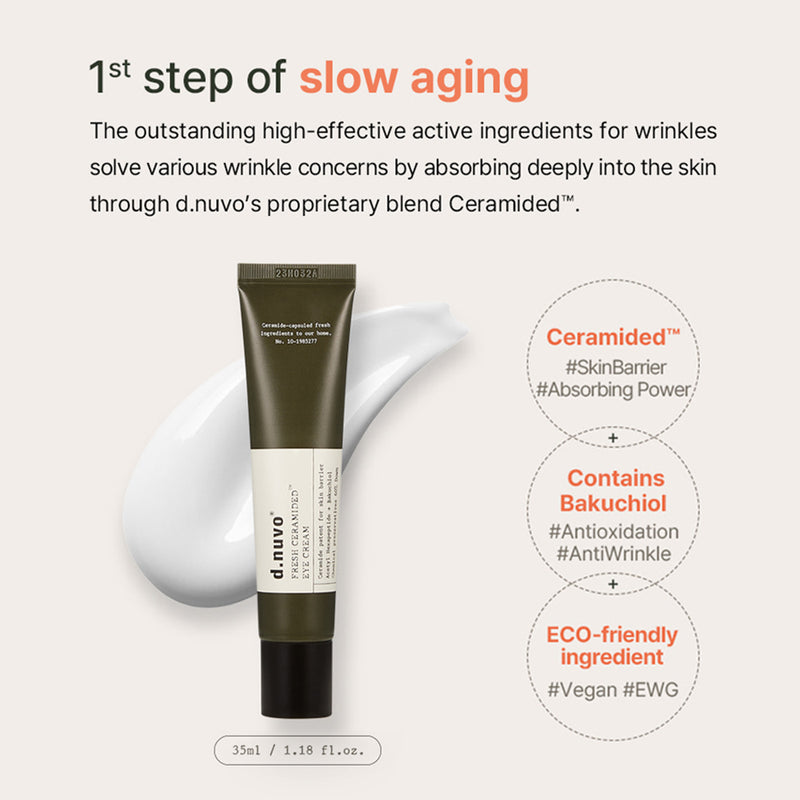 d.nuvo Fresh Ceramided™ Eye Cream – Smooth Fine Lines, Deep Hydration (35ml)