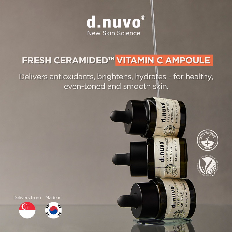 d.nuvo Fresh Ceramided™ Vitamin C Ampoule 15.5% – Brighter Skin, Zero Irritation (18ml)